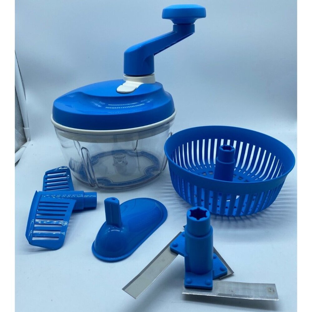 Tupperware Quick Chef Pro System Blue with Box - Picture 5 of 11